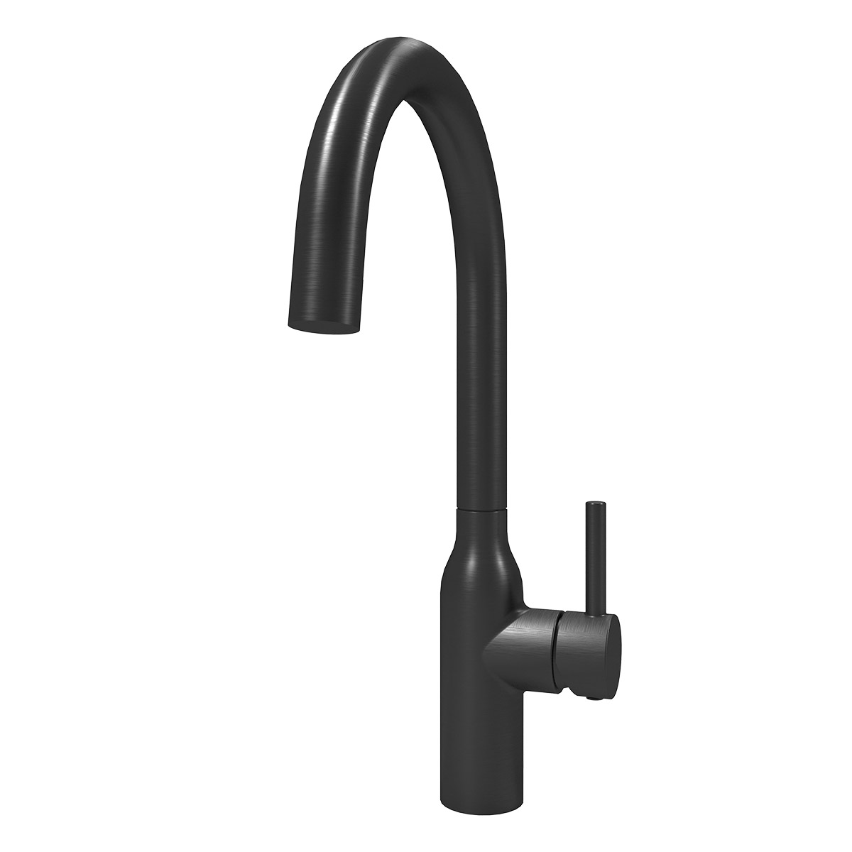 Eli single lever kitchen tap in black