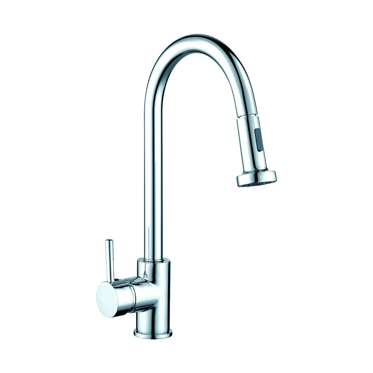 Lucia Single Lever Pull-Out Tap in chrome